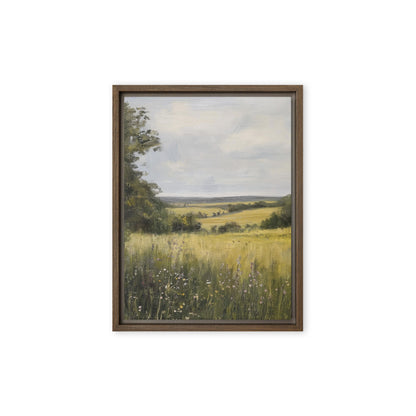 French Country Wildflower Landscape Print (Digital Download)