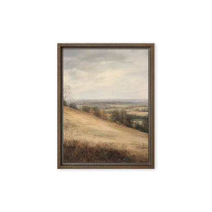Fall Landscape Wall Art, Autumn Wildflowers Print (Digital Download)