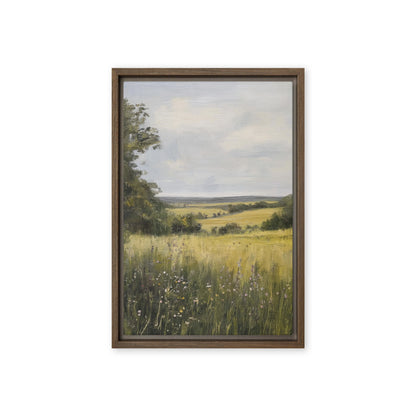 French Country Wildflower Landscape Print (Digital Download)