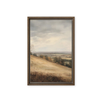 Fall Landscape Wall Art, Autumn Wildflowers Print (Digital Download)