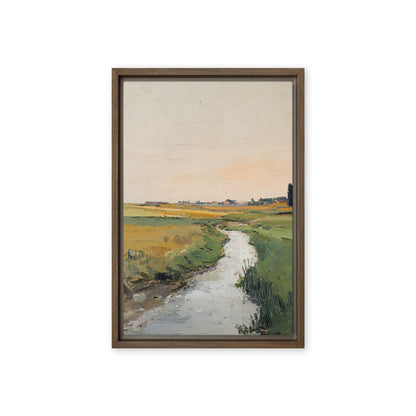 Countryside Stream Landscape Print