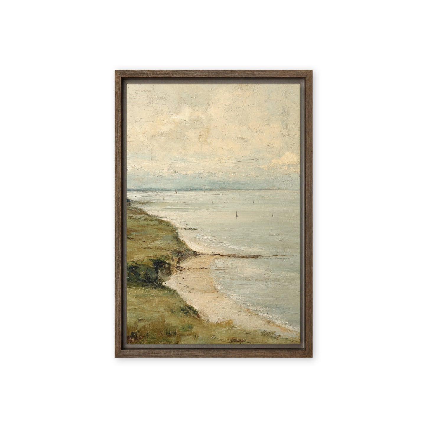 Coastal Seascape Beach Wall Art Print – Quiet Shore