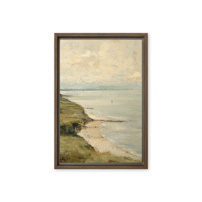 Coastal Seascape Beach Wall Art Print – Quiet Shore