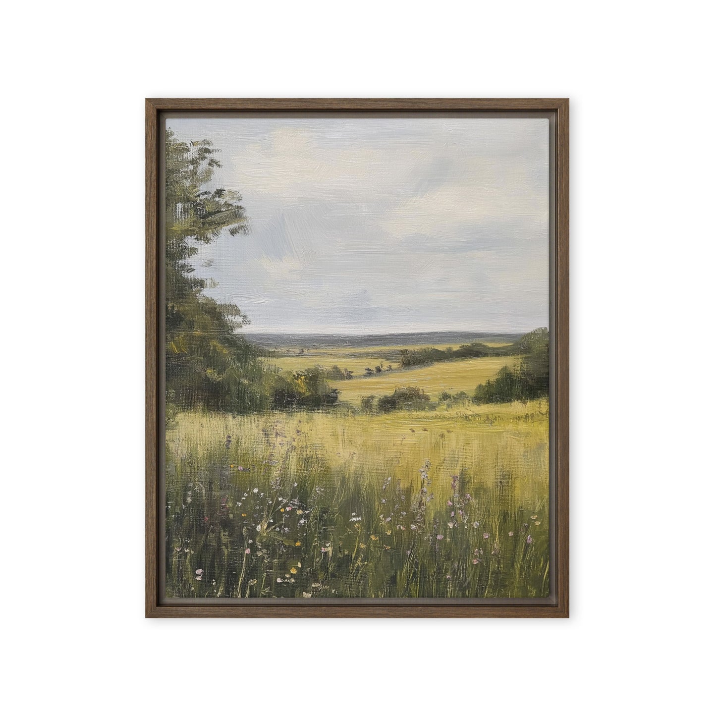 French Country Wildflower Landscape Print (Digital Download)