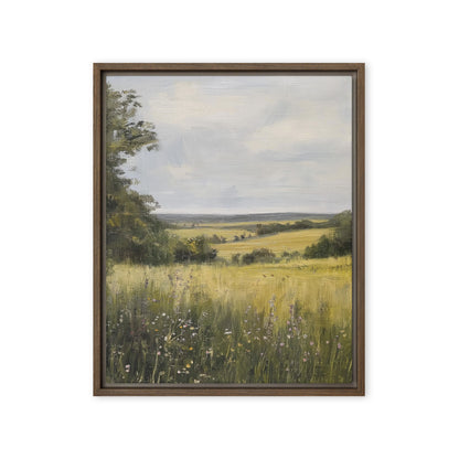 French Country Wildflower Landscape Print (Digital Download)