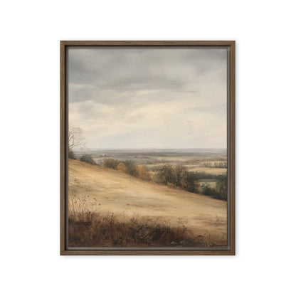 Fall Landscape Wall Art, Autumn Wildflowers Print (Digital Download)