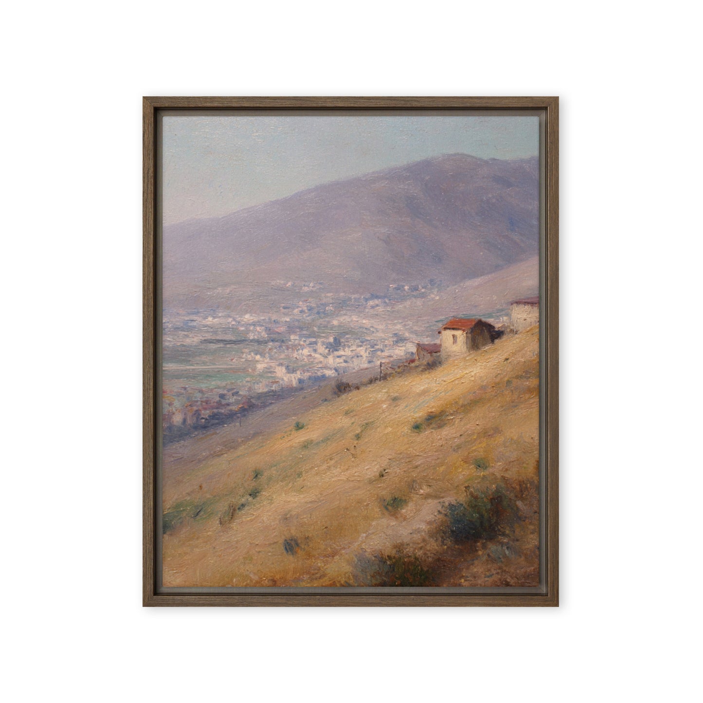 Mountain Village Landscape Print