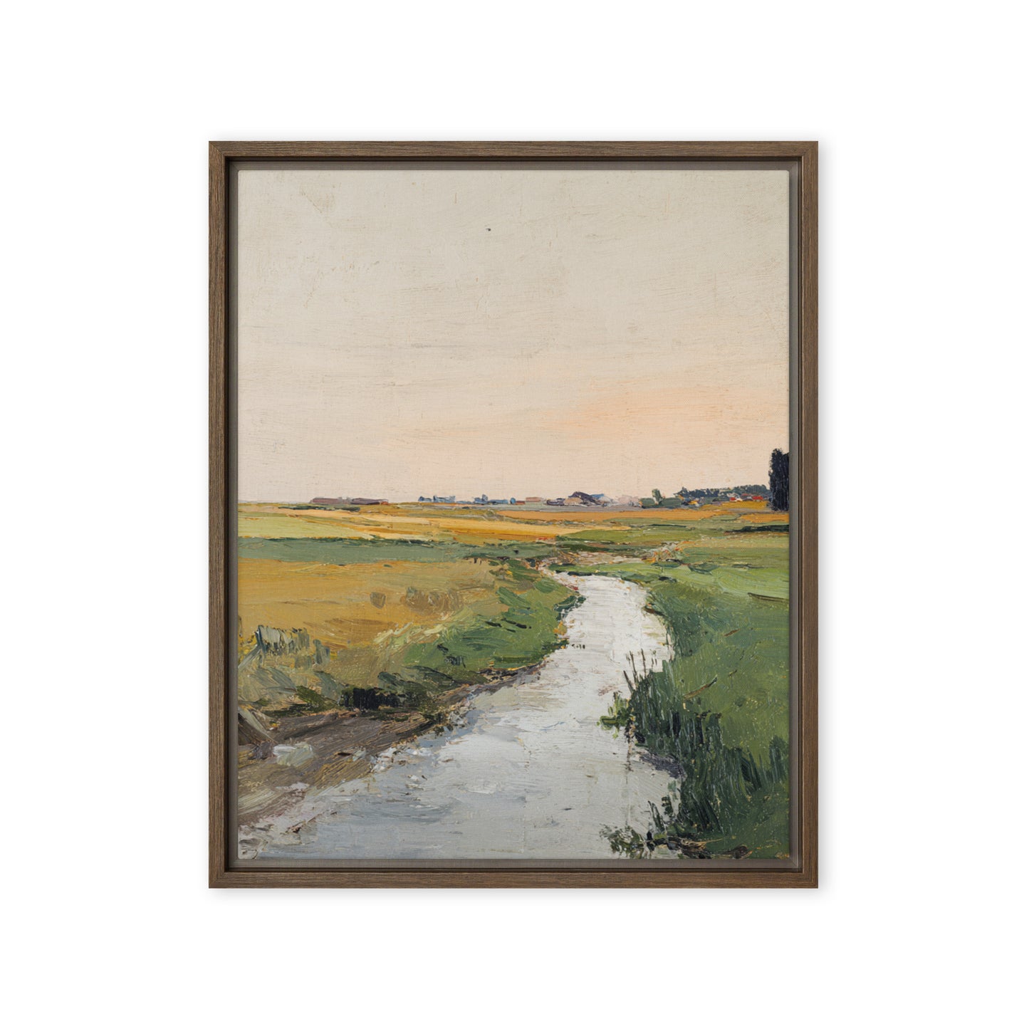 Countryside Stream Landscape Print