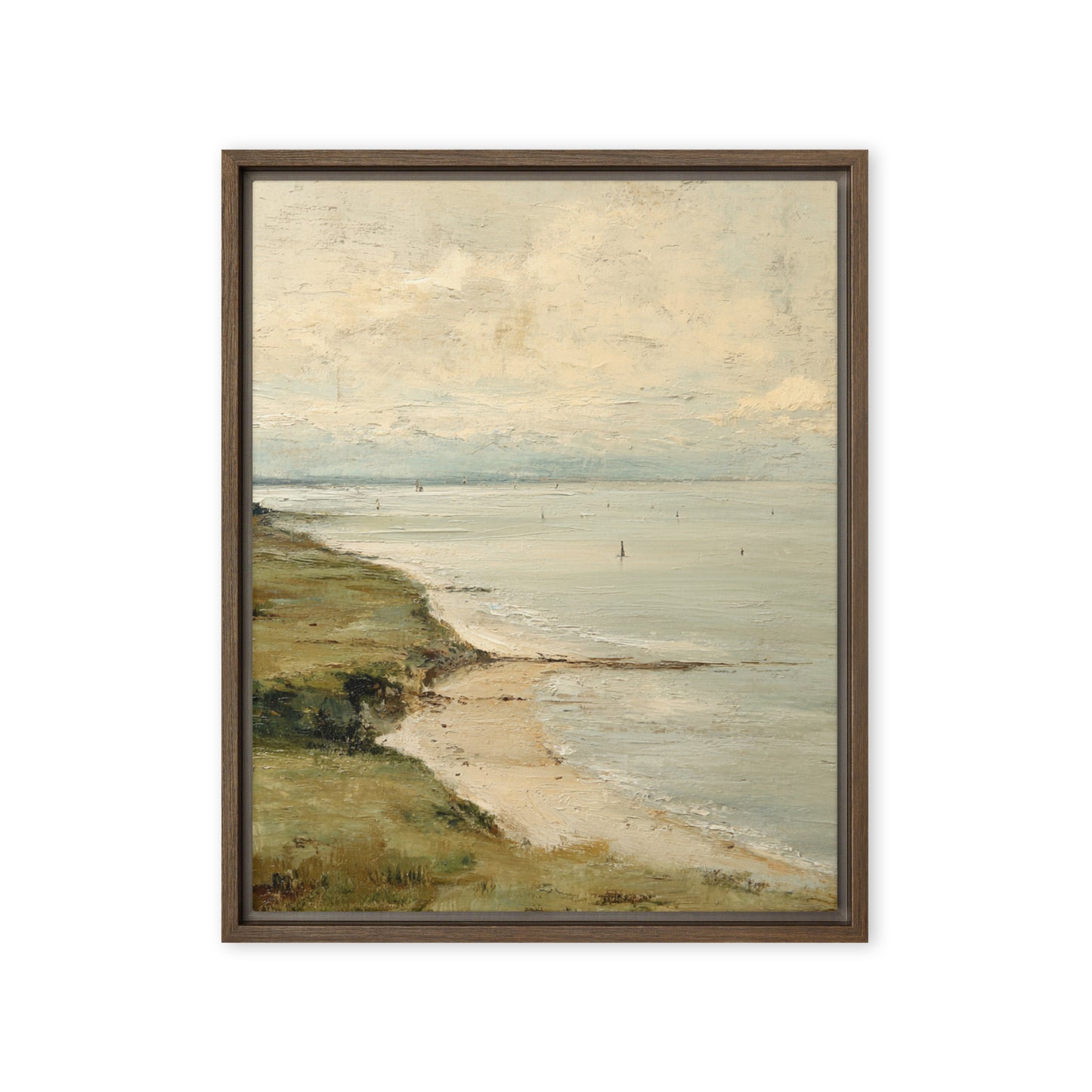 Coastal Seascape Beach Wall Art Print – Quiet Shore