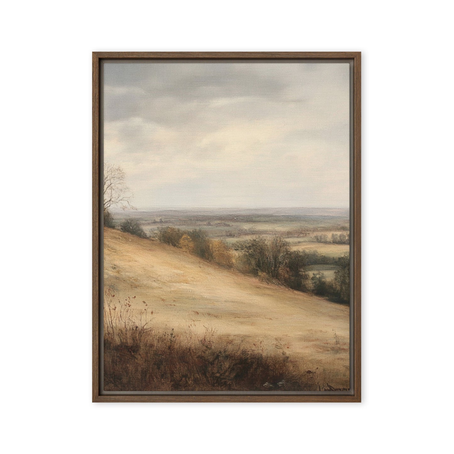 Fall Landscape Wall Art, Autumn Wildflowers Print (Digital Download)