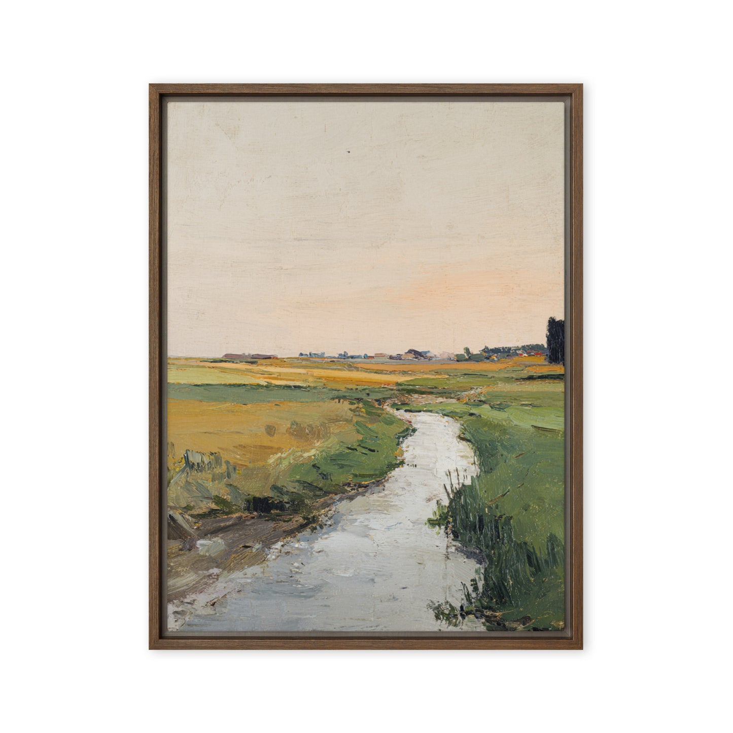 Countryside Stream Landscape Print