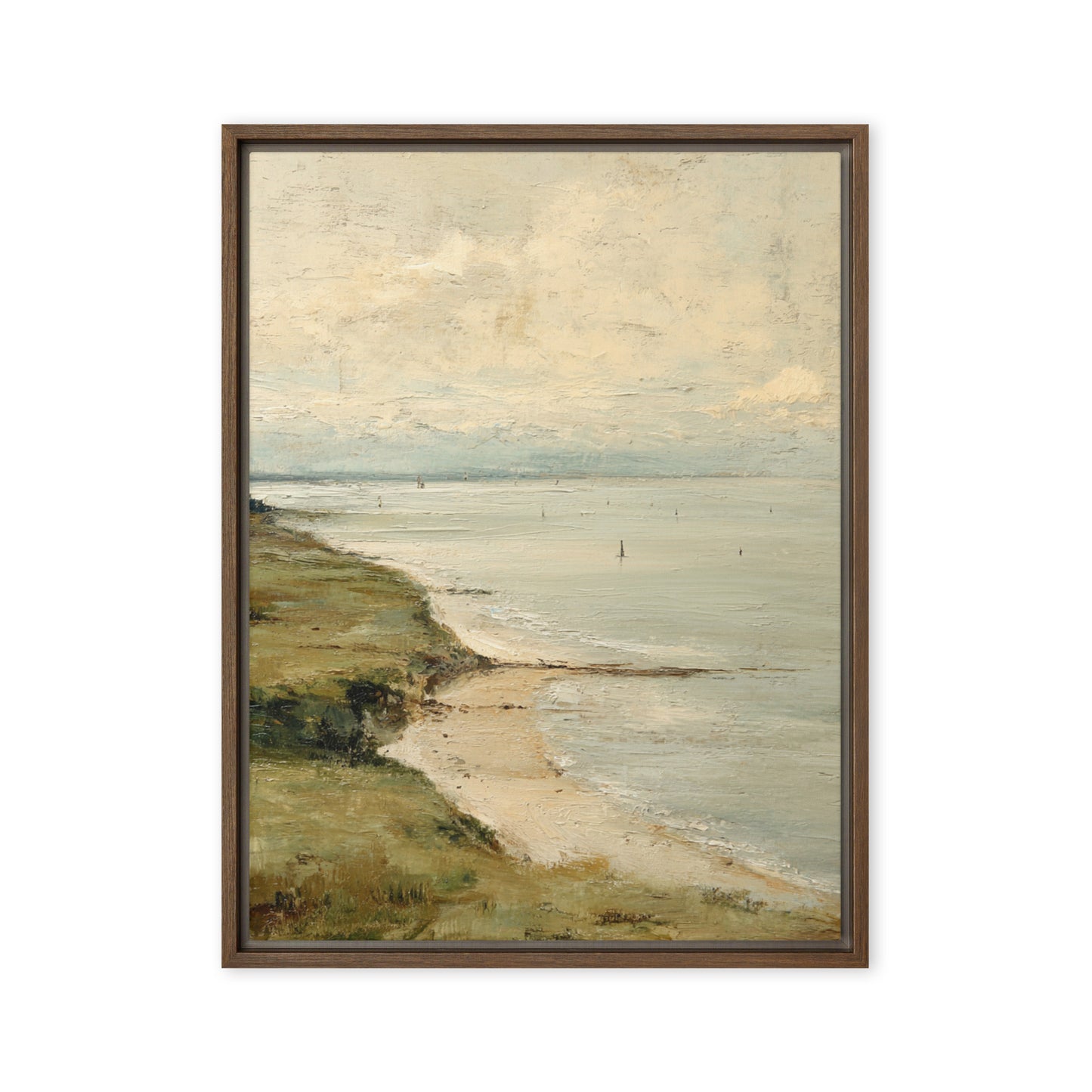 Coastal Seascape Beach Wall Art Print – Quiet Shore