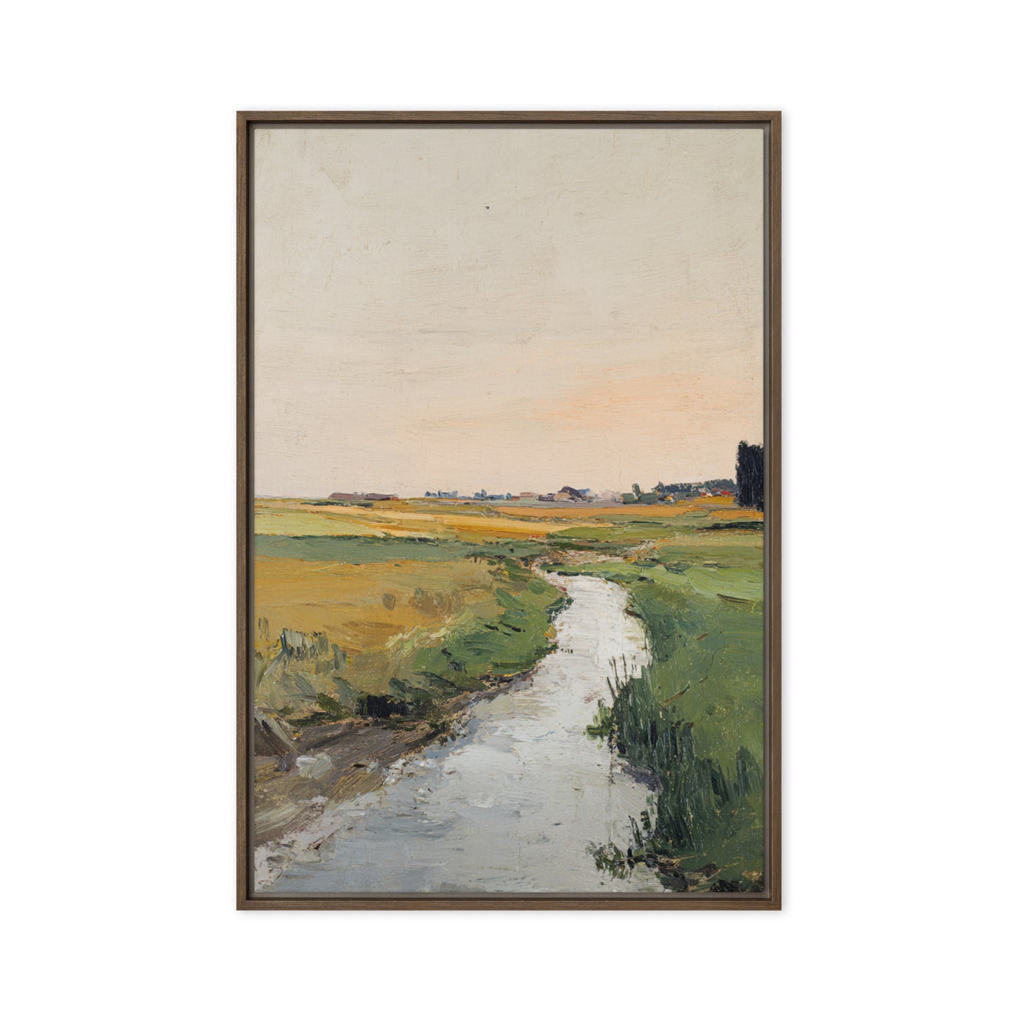 Countryside Stream Landscape Print