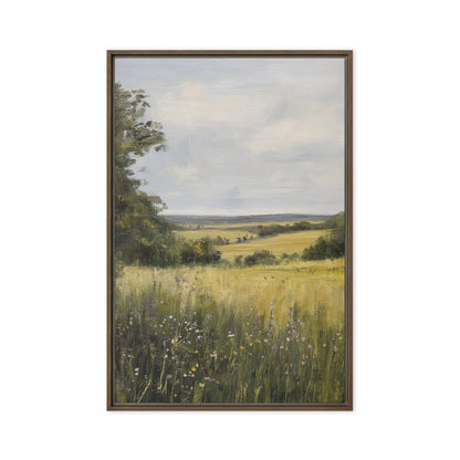 French Country Wildflower Landscape Print (Digital Download)