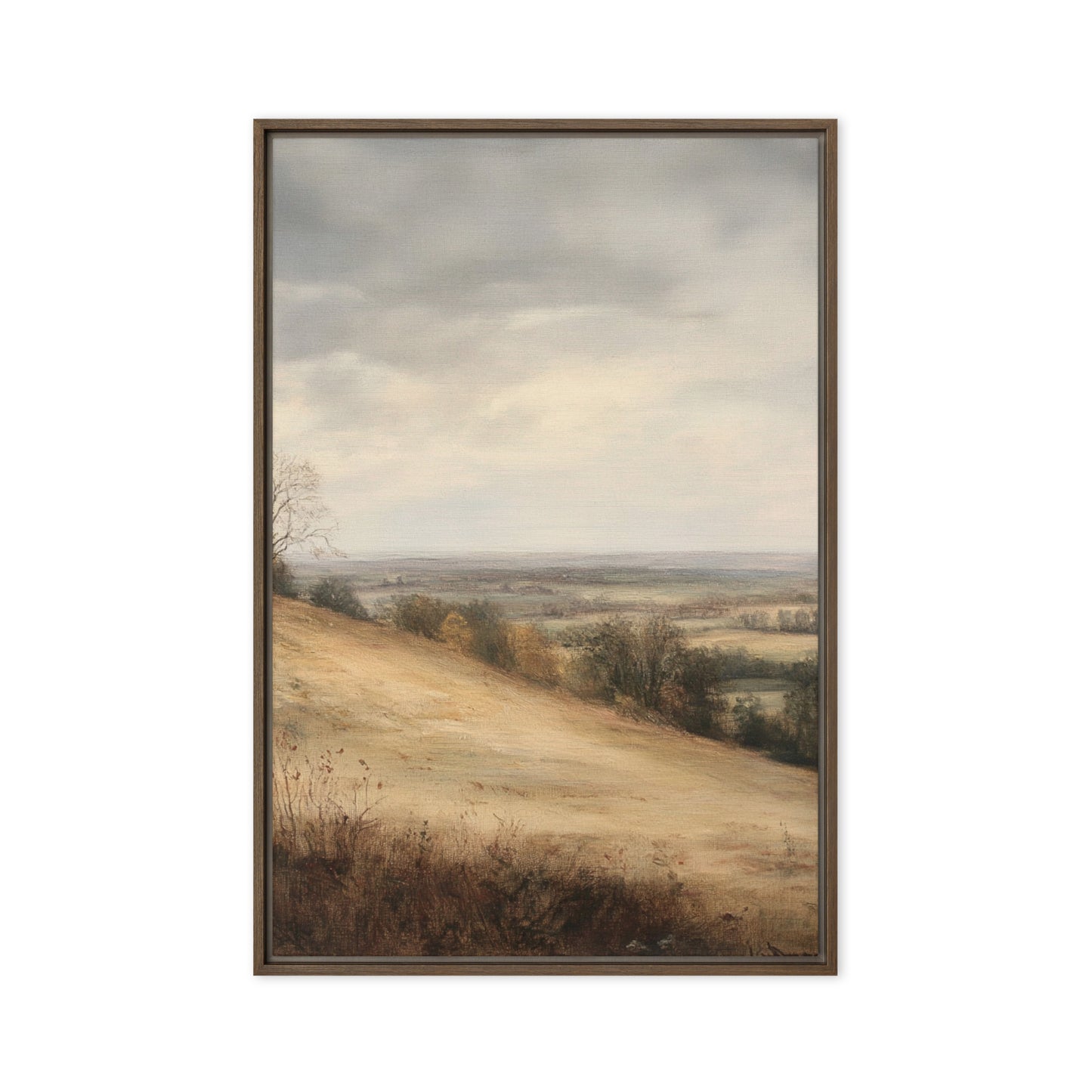 Fall Landscape Wall Art, Autumn Wildflowers Print (Digital Download)