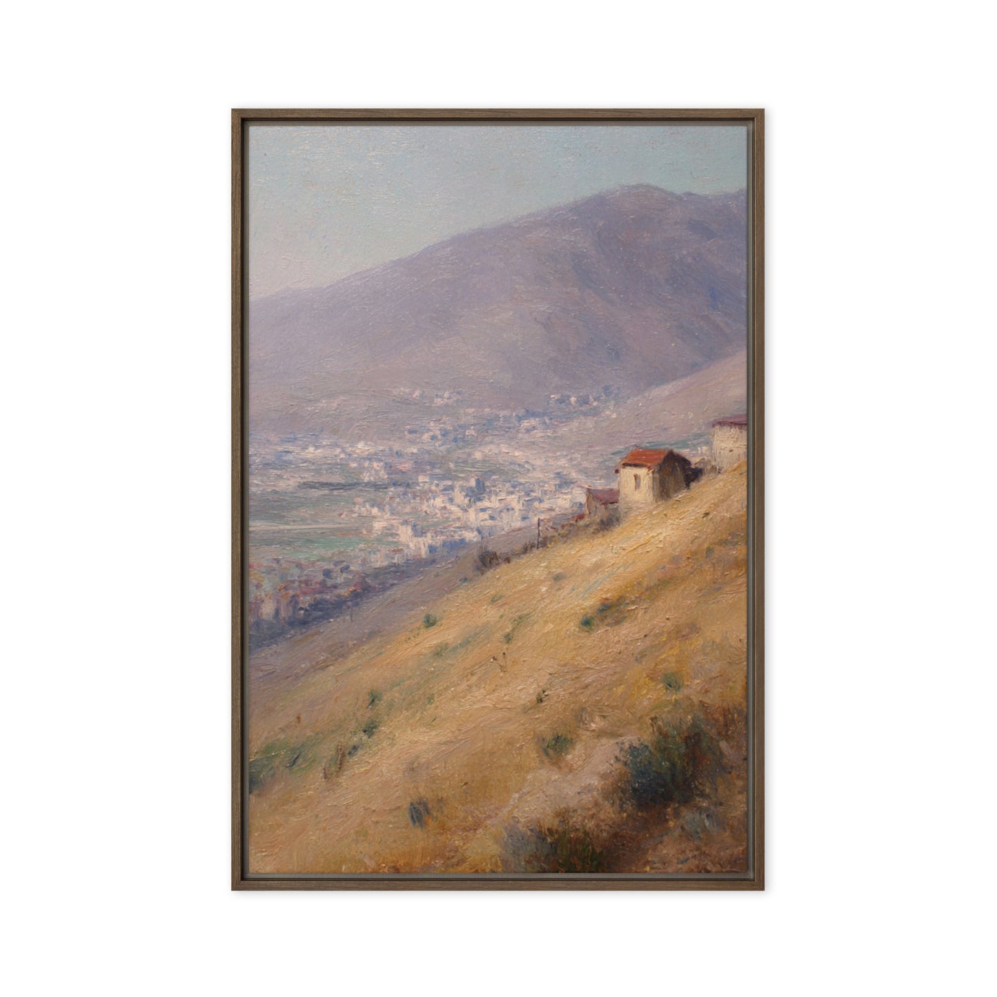 Mountain Village Landscape Print
