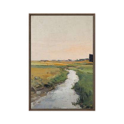 Countryside Stream Landscape Print
