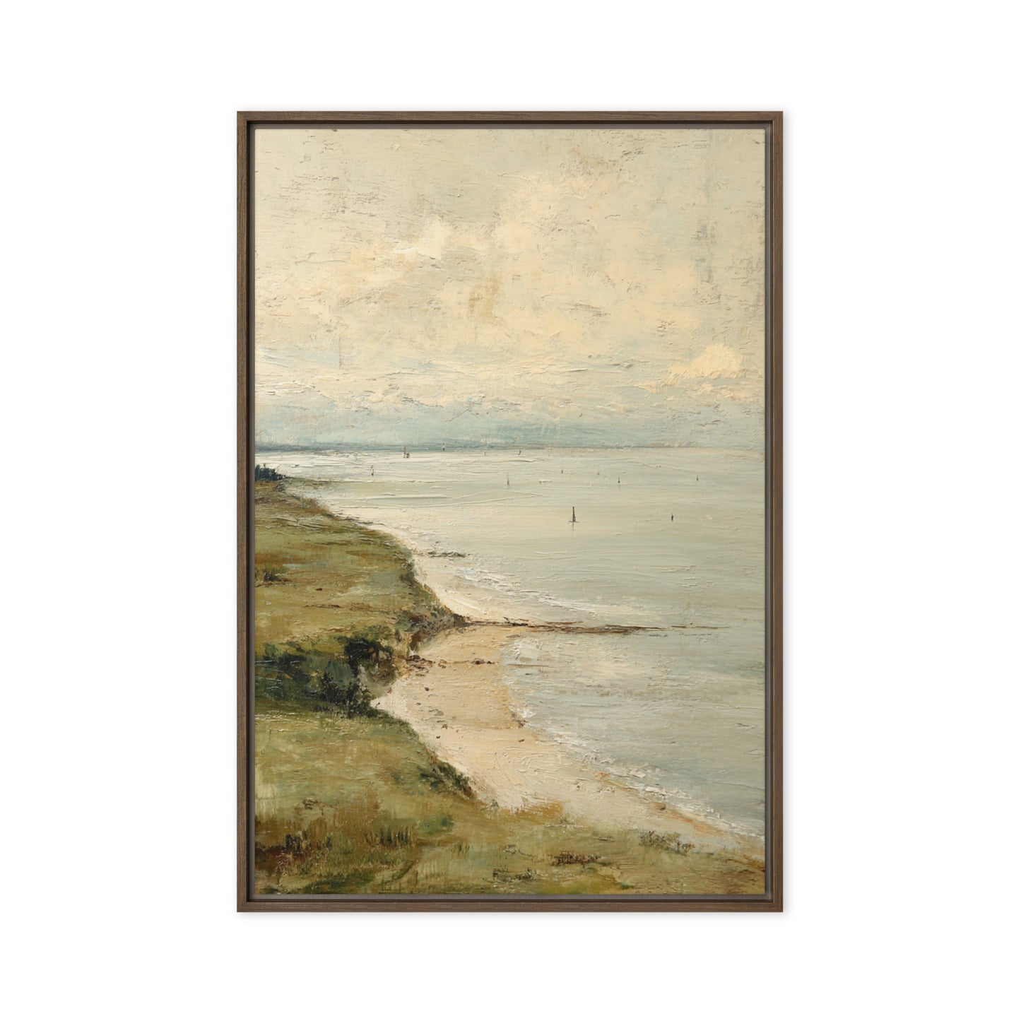 Coastal Seascape Beach Wall Art Print – Quiet Shore