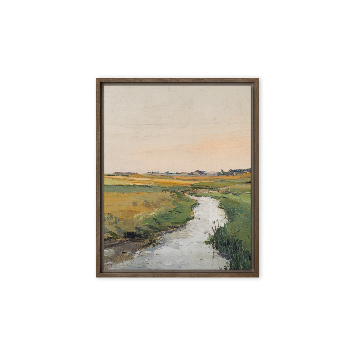 Countryside Stream Landscape Print