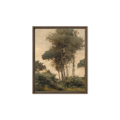 Countryside Tree Landscape Print – Quiet Grove