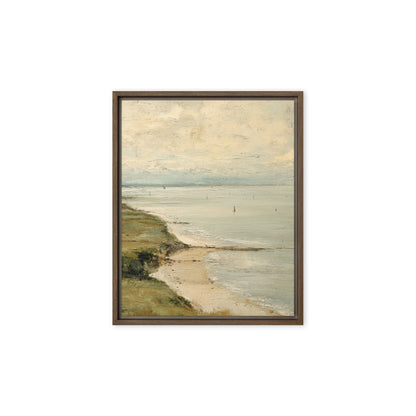 Coastal Seascape Beach Wall Art Print – Quiet Shore