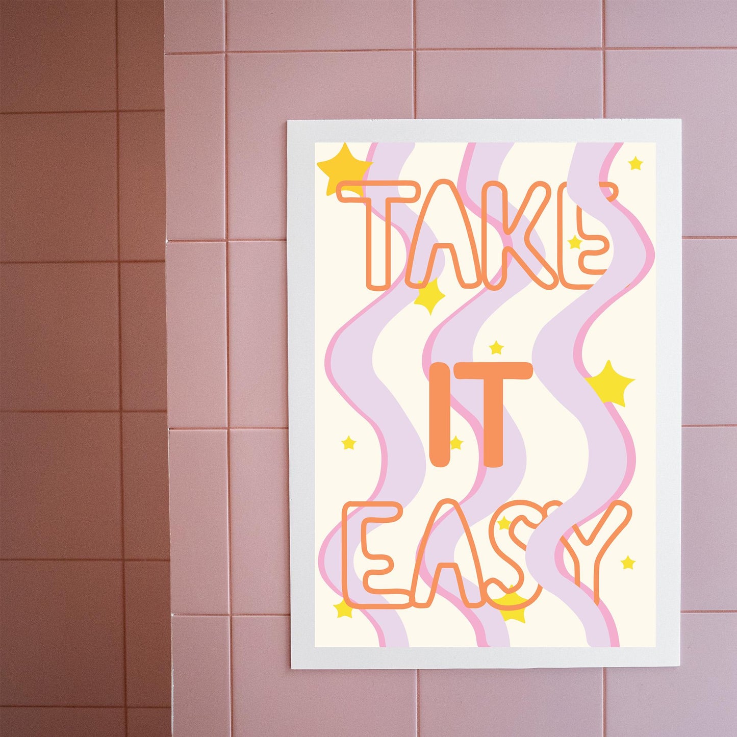 Positive Typography Wall Art – Minimalist Digital Print