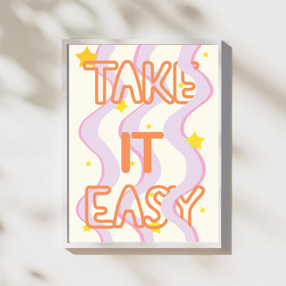 Positive Typography Wall Art – Minimalist Digital Print