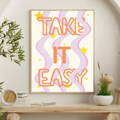 Positive Typography Wall Art – Minimalist Digital Print