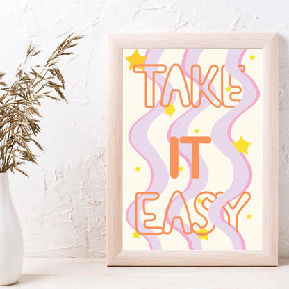 Positive Typography Wall Art – Minimalist Digital Print