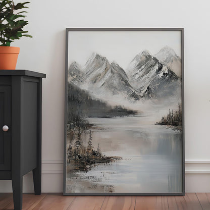 Vintage Mountain Wall Art (Digital Download)