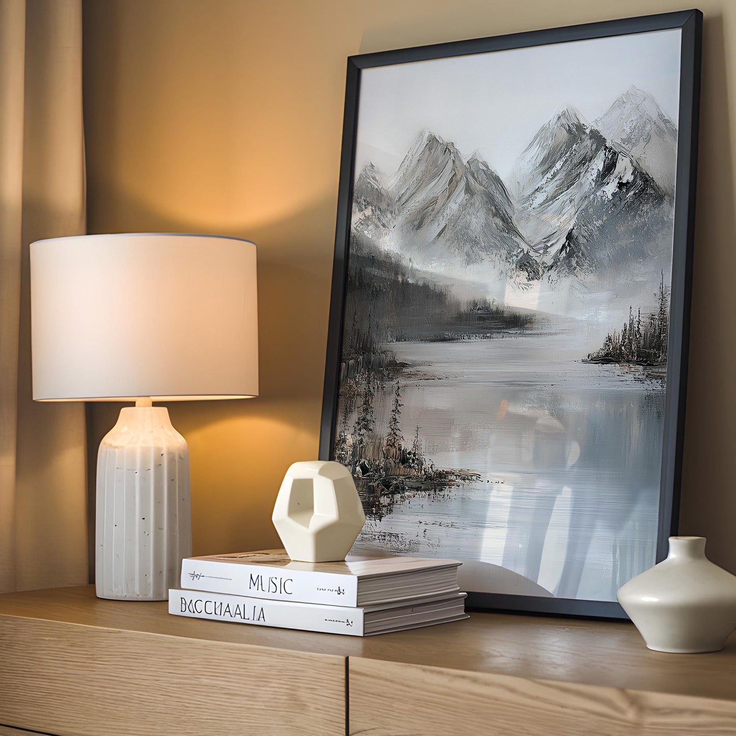Vintage Mountain Wall Art (Digital Download)