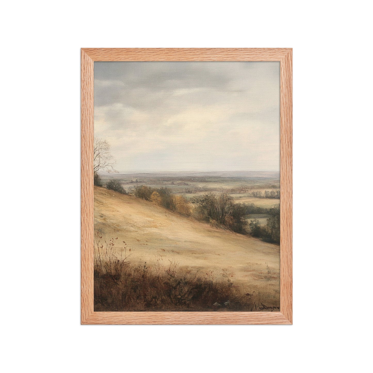 Fall Landscape Wall Art, Autumn Wildflowers Print (Digital Download)