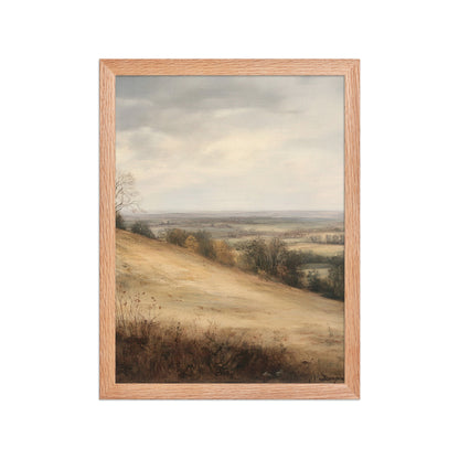 Fall Landscape Wall Art, Autumn Wildflowers Print (Digital Download)