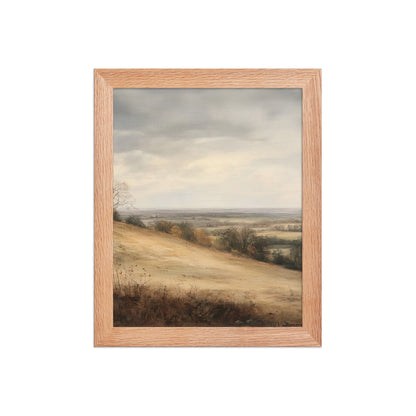 Fall Landscape Wall Art, Autumn Wildflowers Print (Digital Download)