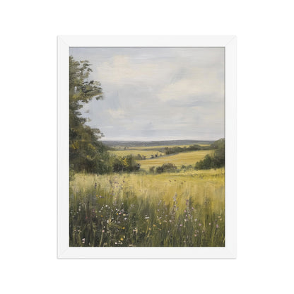French Country Wildflower Landscape Print (Digital Download)